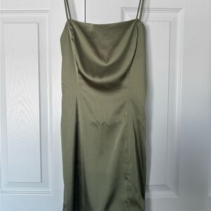 Sunday Best Sage Green Mini Dress